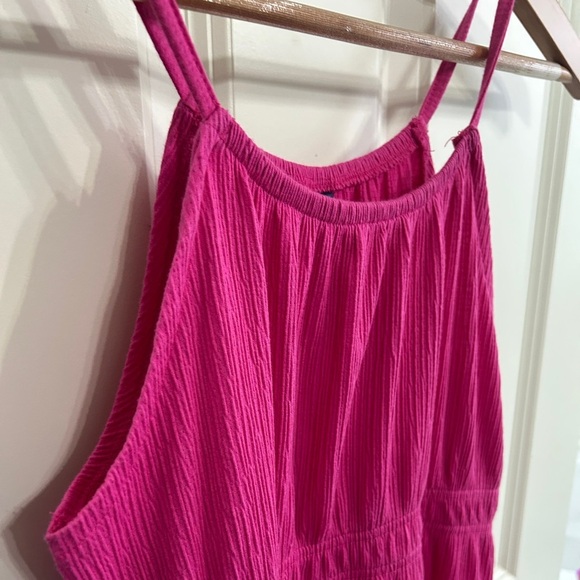 EUC like new girls youth size 14/16 vibrant pink Tiered Smocked Maxi Dress. - Picture 6 of 10